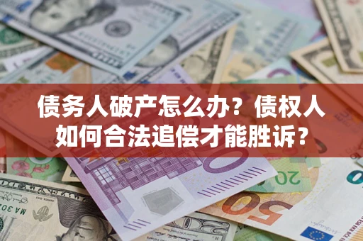济南债务人破产怎么办？债权人如何合法追偿才能胜诉？
