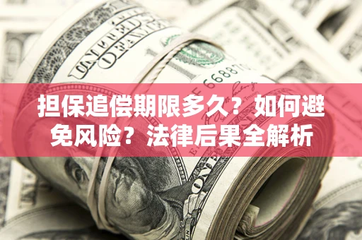 济南担保追偿期限多久？如何避免风险？法律后果全解析