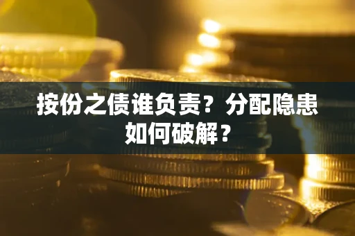 济南按份之债谁负责？分配隐患如何破解？