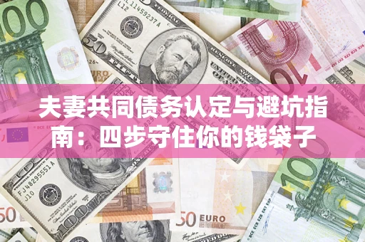 济南夫妻共同债务认定与避坑指南：四步守住你的钱袋子