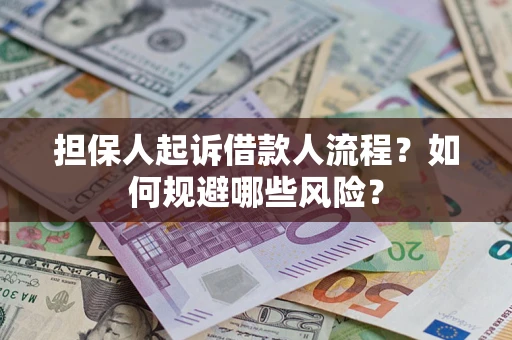 济南担保人起诉借款人流程？如何规避哪些风险？