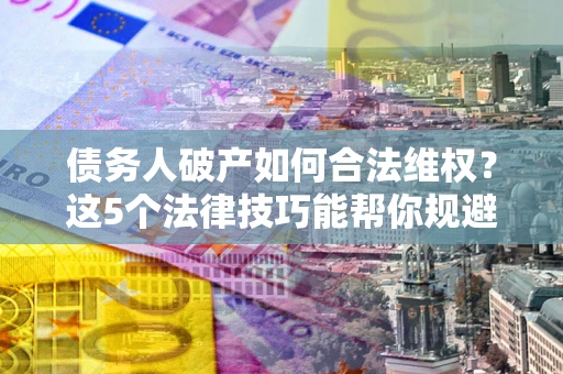 济南债务人破产如何合法维权？这5个法律技巧能帮你规避风险