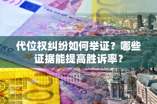 济南代位权纠纷如何举证？哪些证据能提高胜诉率？