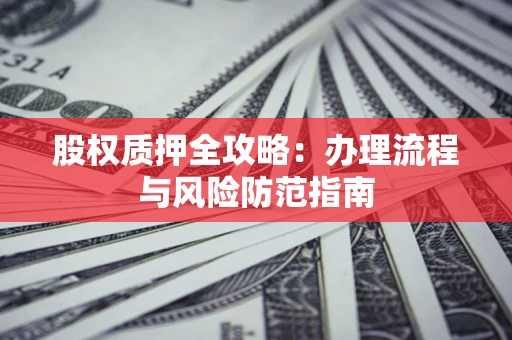 济南股权质押全攻略：办理流程与风险防范指南